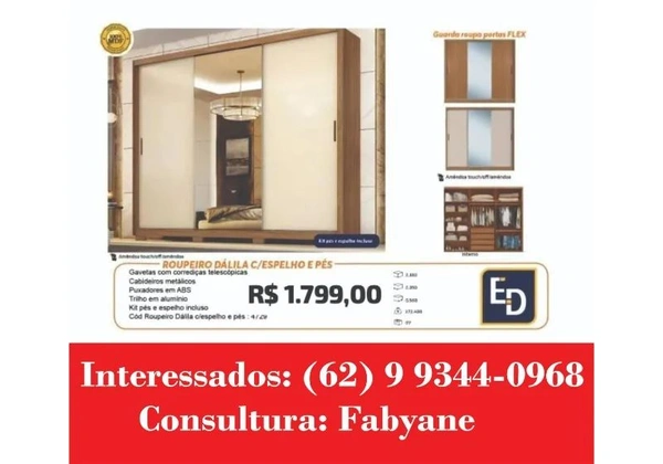 Guarda Roupa Dalila
