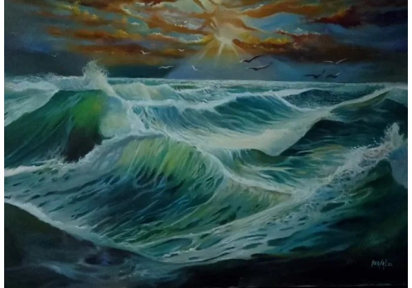 Pintura à óleo exclusiva