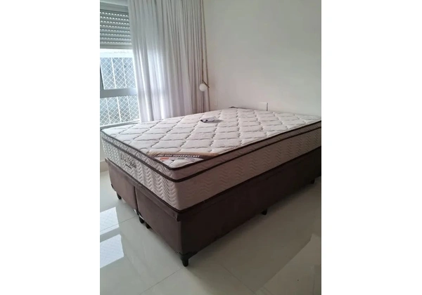 Cama Box Queen Size e Colchão Pro Vida