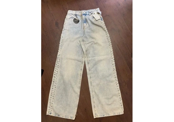 Calça Jeans Renner Detalhes na Lateral - 36