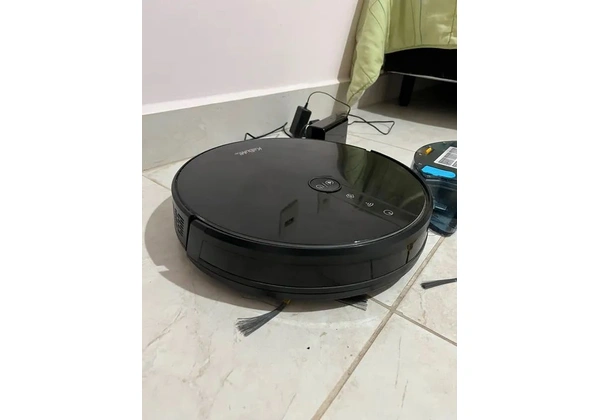 Robô Aspirador De Pó e Passa Pano KaBuM! Smart 500, Preto