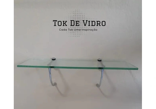 PRATELEIRAS DE VIDRO