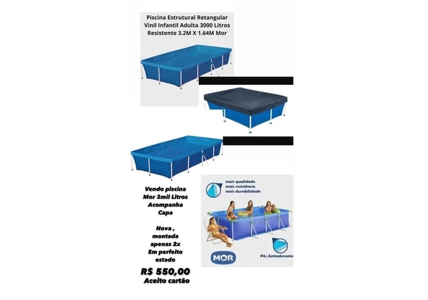 Piscina 3000 litros MOR