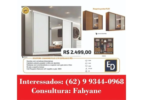 Guarda Roupa Diamond