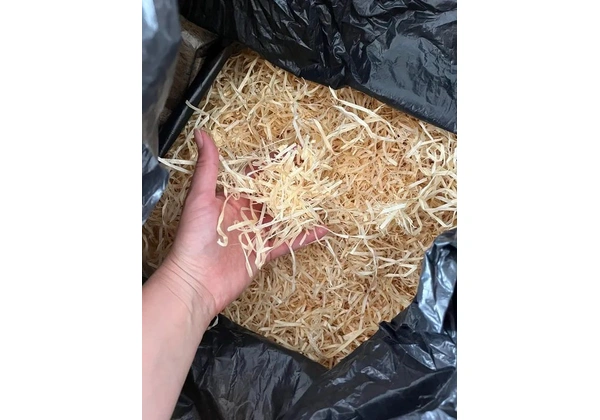 Palha para decoração de Páscoa