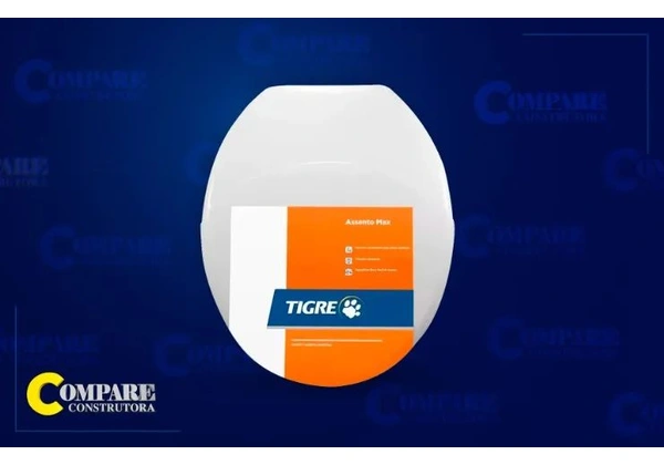 Assento Sanitário Simples Branco - Tigre Max