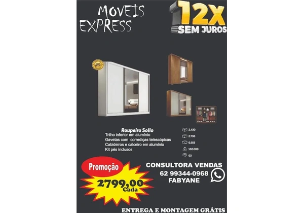 Guarda Roupa Sollo