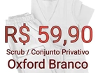 Scrub / Conjunto Privativo - Oxford Branco