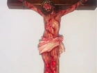 LINDO CRUCIFIXO REALISTA BASEADO NO FILME A PAIXÃO DE CRISTO DE MEL GBISON
