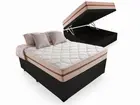 Cama Box Casal Baú+Colchão Casal Molas