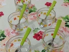 Conjunto para salada de frutas/sorvetes/doces ou compotas