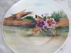 2 Pratos de Porcelana Schmidt Pintados a Mão