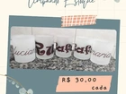 Canecas de vidro jateado/fosco - Nomes (Maria, Luciana, Rafael, Rui)