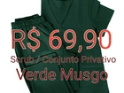 Scrub / Conjunto Privativo - Verde Musgo