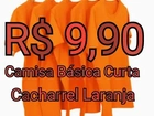 Camisa Básica Curta - Laranja