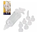 Kit Confeiteiro Bisnaga Decorador De Bolos Doces 7 Bicos