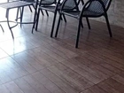 Conjunto de cadeiras de fibra sintética