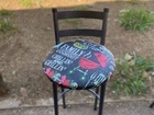 Banqueta alta de aço