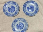 3 pires de porcelana real modelo Izabel década 60
