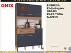 Armário de cozinha Onix oferecemos entrega e montagem grátis para toda Maceió