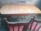 mesa madeira de jacarandá. Seis lugares.