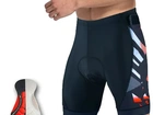 Short de ciclismo respirável masculino almofada com silicone super confortável esportivo.