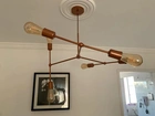 Lustre com lâmpadas