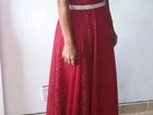 Vestido Longo Vinho.