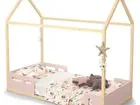 Cama Casinha Montessoriana NOVA + Colchão Ortobom tamanho solteiro