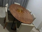 Mesa de jantar tok&stck com seis cadeiras