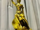 Decoração Para Escritório Estatueta Deusa Da Justiça Themis