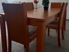 mesa+4 cadeiras em ótimo estado