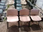 Cadeiras de espera de recepção