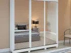 Guarda-Roupa Saion Super Glass Espelho 3 Portas - Entrega/Montagem Grátis para Fortaleza