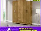 Guarda Roupa 6 Portas Entrega e Monta Grátis