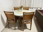 Mesa Redonda com 4 Cadeiras - Luciana Móveis - Elegância e Qualidade