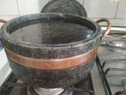 Panela Pedra sabão marca São José.