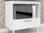 Balcão Mila p/ Cooktop e Forno 1G 4 ou 5 Bocas - Novo - Promoção