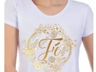 Camisa De Manga Feminina Fé