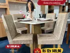 Mesa 4 lugares MDF 1599 avista- frete grátis