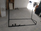 Suporte c/ luminária em Aço Preto 130 cm x 183 cm x 65 cm