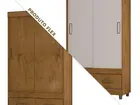 Guarda-Roupa 2 portas correr e 2 gavetas carias cores