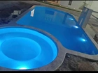 Piscina de fibra 8 metros completa