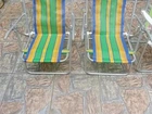 4 Cadeiras de Praia de alumínio