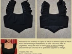 Cropped preto novo