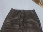 Saia preta de courino tamanho 36
