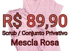 Scrub / Conjunto Privativo - MESCLA Rosa
