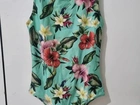 Maiô Floral - Verde Turquesa - P