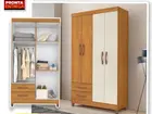 Guarda Roupas Âmbar 4 Portas 2G - Fazemos entrega - Novo na caixa