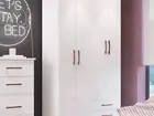 Guarda Roupa Solteiro 4 Portas Branco